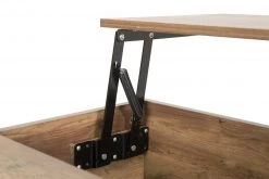 Couchtisch - natur-schwarz - Holz-Eisen -Wohnzimmer Verkäufe 9003768600 03 1600Wx1600H