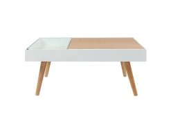 Kaffeetisch VALERIE 110 - weiß-braun - 90 cm -Wohnzimmer Verkäufe 9003770700 04 1600Wx1600H