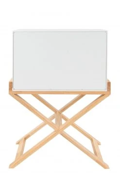 Schränkchen VALERIE - weiß-braun - 2 Schubkästen - 56 cm -Wohnzimmer Verkäufe 9003771000 04 1600Wx1600H