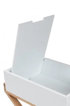 Schränkchen VALERIE - weiß-braun - mit Klappdeckel - 56 cm -Wohnzimmer Verkäufe 9003771200 03 1600Wx1600H