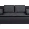 Boxspringsofa - schwarz - Dauerschläfer