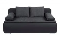 Boxspringsofa - schwarz - Dauerschläfer
