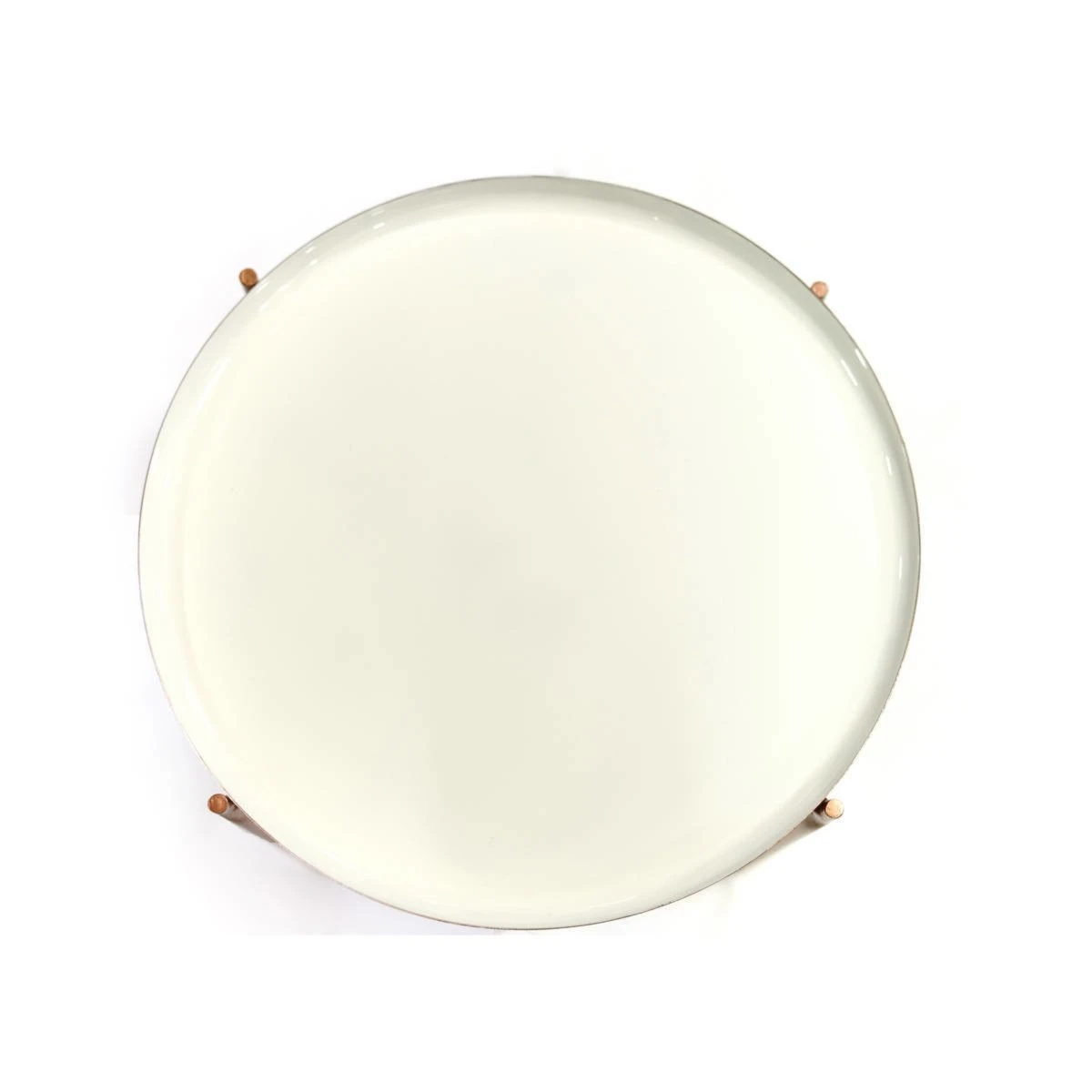 Beistelltisch CHLOE 910 - weiß-kupfer 2 Beistelltisch CHLOE 910 - weiß-kupfer – Bild 2