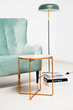 Beistelltisch CHLOE 910 - weiß-kupfer 7 Beistelltisch CHLOE 910 - weiß-kupfer -Wohnzimmer Verkäufe 9003787700 04 1600Wx1600H