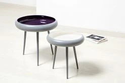 Beistelltisch COAST - grau-pflaume - Metall -Wohnzimmer Verkäufe 9003788100 04 1600Wx1600H