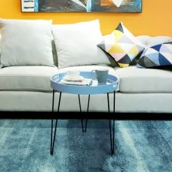 Beistelltisch RIVER - hellblau - Holz - 50 cm breit -Wohnzimmer Verkäufe 9003792700 04 1600Wx1600H