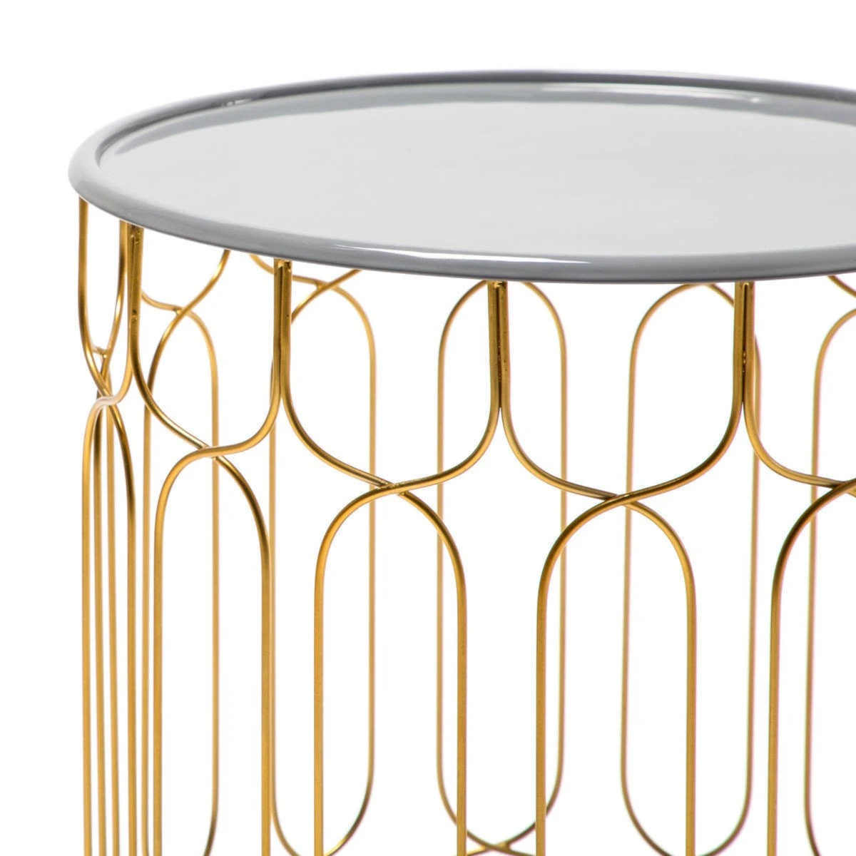 2er-Set Beistelltisch TIMBA 210 - grau-pflaume - 49 cm 2 2er-Set Beistelltisch TIMBA 210 - grau-pflaume - 49 cm – Bild 2