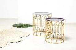 2er-Set Beistelltisch TIMBA 210 - grau-pflaume - 49 cm 7 2er-Set Beistelltisch TIMBA 210 - grau-pflaume - 49 cm -Wohnzimmer Verkäufe 9003793000 04 1600Wx1600H