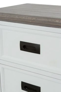 Kommode Rita - weiß - 3 Schubkästen - 1 Tür -Wohnzimmer Verkäufe 9003798100 03 1600Wx1600H