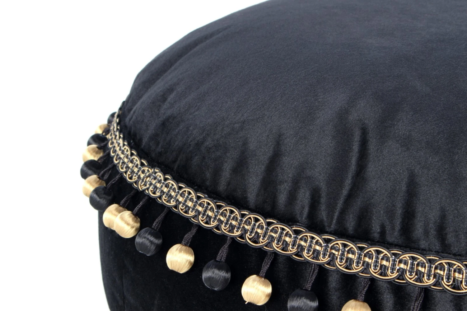 Bodenkissen TAJ MAHAL 425 - schwarz - Samt 2 Bodenkissen TAJ MAHAL 425 - schwarz - Samt – Bild 2