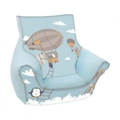 Kindersitzsack BALLOON - blau - 40x50 cm
