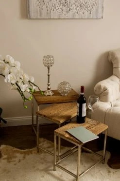 3er-Set Beistelltisch XAVIER - natur - Mango massiv -Wohnzimmer Verkäufe 9003829100 03 1600Wx1600H