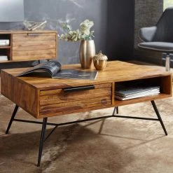 Couchtisch - Sheesham massiv - 87 cm -Wohnzimmer Verkäufe 9003831800 05 1600Wx1600H