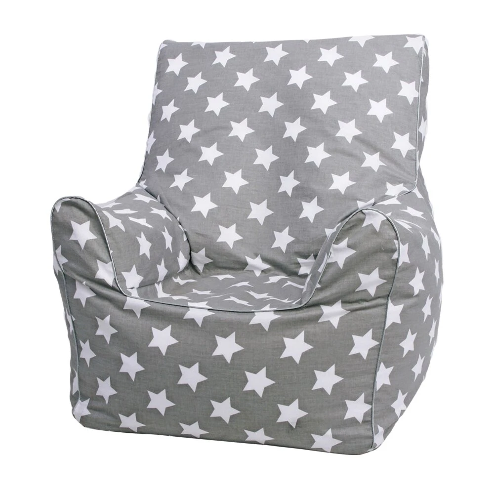 Kindersitzsack GREY WHITE STARS - grau-weiß 2 Kindersitzsack GREY WHITE STARS - grau-weiß – Bild 2