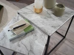 2er-Set Beistelltisch - schwarz - Marmor-Optik Hochglanz 7 2er-Set Beistelltisch - schwarz - Marmor-Optik Hochglanz -Wohnzimmer Verkäufe 9003878900 04 1600Wx1600H