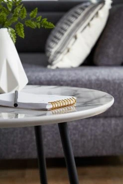 Beistelltisch - schwarz-weiße Marmoroptik - 50 cm -Wohnzimmer Verkäufe 9003879700 04 1600Wx1600H