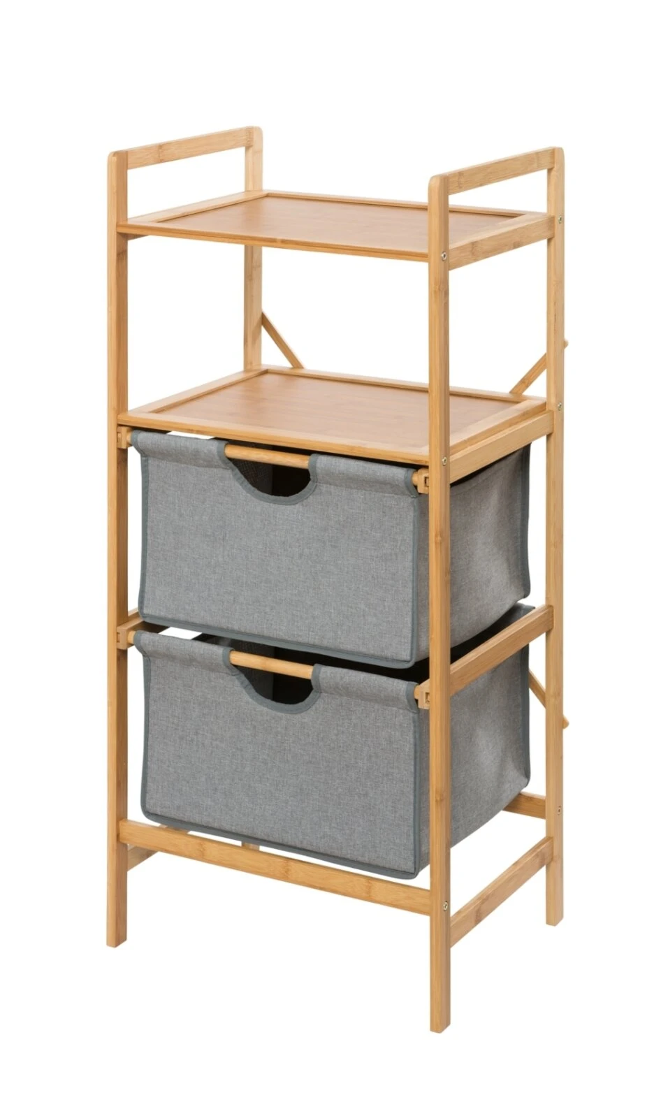 WENKO Badregal BAHARI - Bambus - 2 Schubkästen 1 WENKO Badregal BAHARI - Bambus - 2 Schubkästen