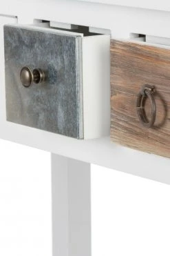 Konsolentisch IRON - weiß - 5 Schubkästen -Wohnzimmer Verkäufe 9003914500 03 1600Wx1600H