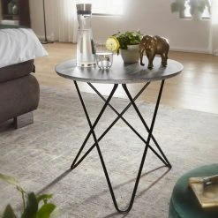 Beistelltisch - Beton-Optik - schwarz -Wohnzimmer Verkäufe 9003938400 04 1600Wx1600H