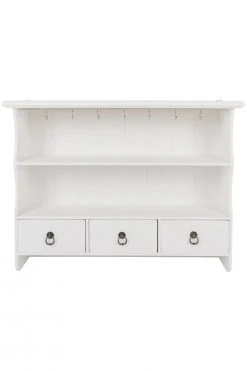 Wandregal MARCO - weiß - 67 cm breit