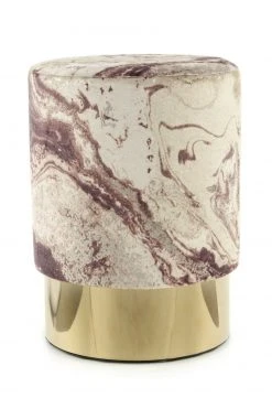 Polsterhocker GIPSY 325 - bronze-gold marmoriert - Samt -Wohnzimmer Verkäufe 9003985300 04 1600Wx1600H