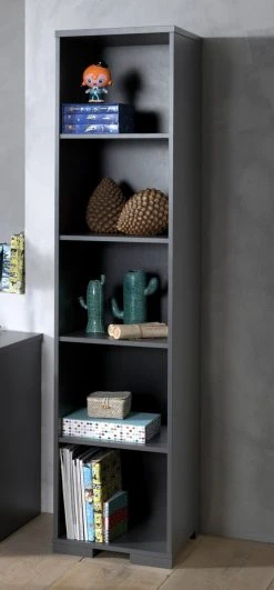 Regal LONDON - anthrazit - 195 cm hoch -Wohnzimmer Verkäufe 9004070800 03 1600Wx1600H