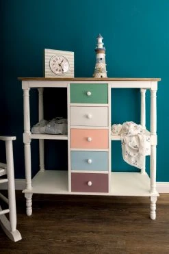 Kommode RAINBOW - bunt - mit 5 Schubladen -Wohnzimmer Verkäufe 9004100500 04 1600Wx1600H