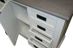 Anrichte RITA - weiß - mit 8 Schubladen - 114 cm breit -Wohnzimmer Verkäufe 9004100700 03 1600Wx1600H