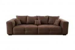 Big-Sofa - braun - Microfaser