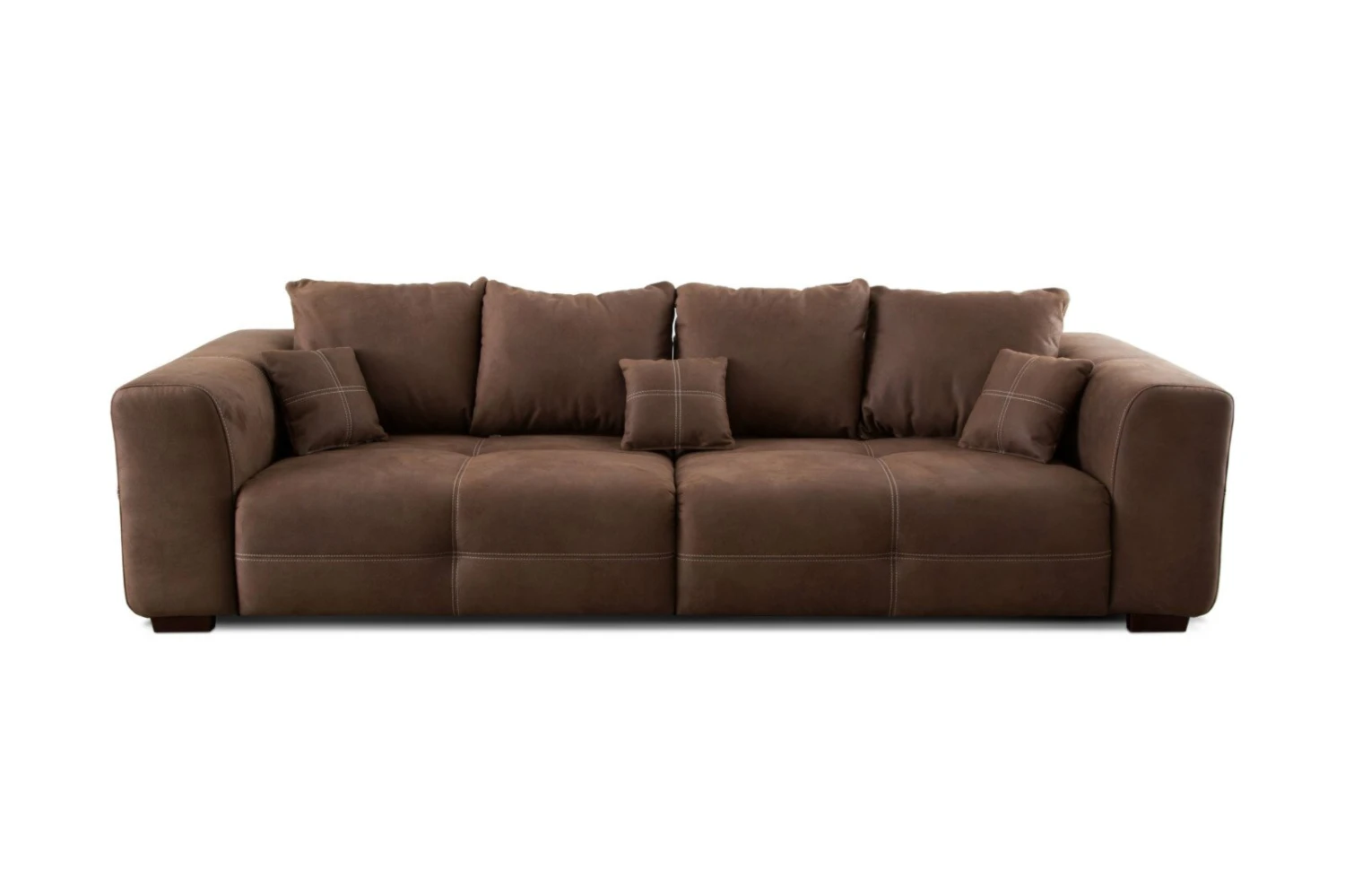 Big-Sofa - braun - Microfaser 1 Big-Sofa - braun - Microfaser