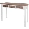 Konsole STRAIGHT - weiß-braun - 105 cm