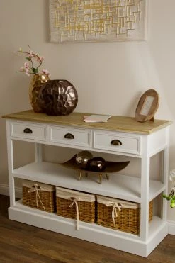 Konsole FLORENCE - weiß - 120x40cm -Wohnzimmer Verkäufe 9004233000 03 1600Wx1600H