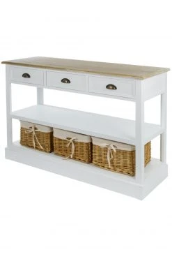 Konsole FLORENCE - weiß - 120x40cm