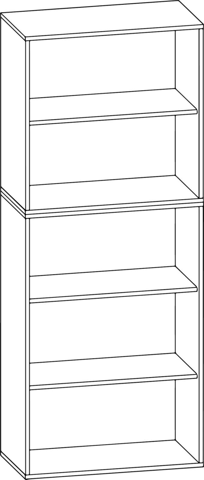 Aktenregal LONA XXL - Sonoma Eiche - 70 cm breit 3 Aktenregal LONA XXL - Sonoma Eiche - 70 cm breit – Bild 3