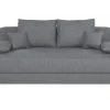 Boxspringsofa - grau - Dauerschläfer mit Staukasten