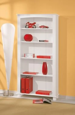 Bücherregal ANKE - weiß - Kiefer Massivholz 6 Bücherregal ANKE - weiß - Kiefer Massivholz -Wohnzimmer Verkäufe 9004260500 03 1600Wx1600H