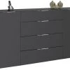 Sideboard - anthrazit matt - 2-türig