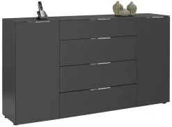 Sideboard - anthrazit matt - 2-türig