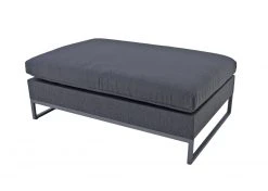 Polsterhocker YARA - grau - 140 cm breit