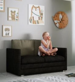 Schlafsofa - schwarz - Microfaser -Wohnzimmer Verkäufe 9004432500 03 1600Wx1600H