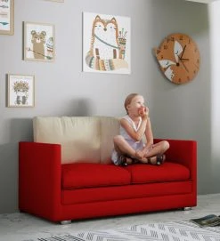 Schlafsofa - rot - Microfaser 6 Schlafsofa - rot - Microfaser -Wohnzimmer Verkäufe 9004432600 03 1600Wx1600H