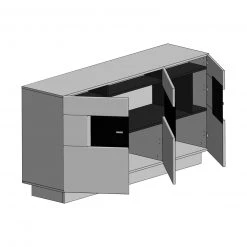 Sideboard SENSIS - anthrazit - 160 cm -Wohnzimmer Verkäufe 9004473500 03 1600Wx1600H