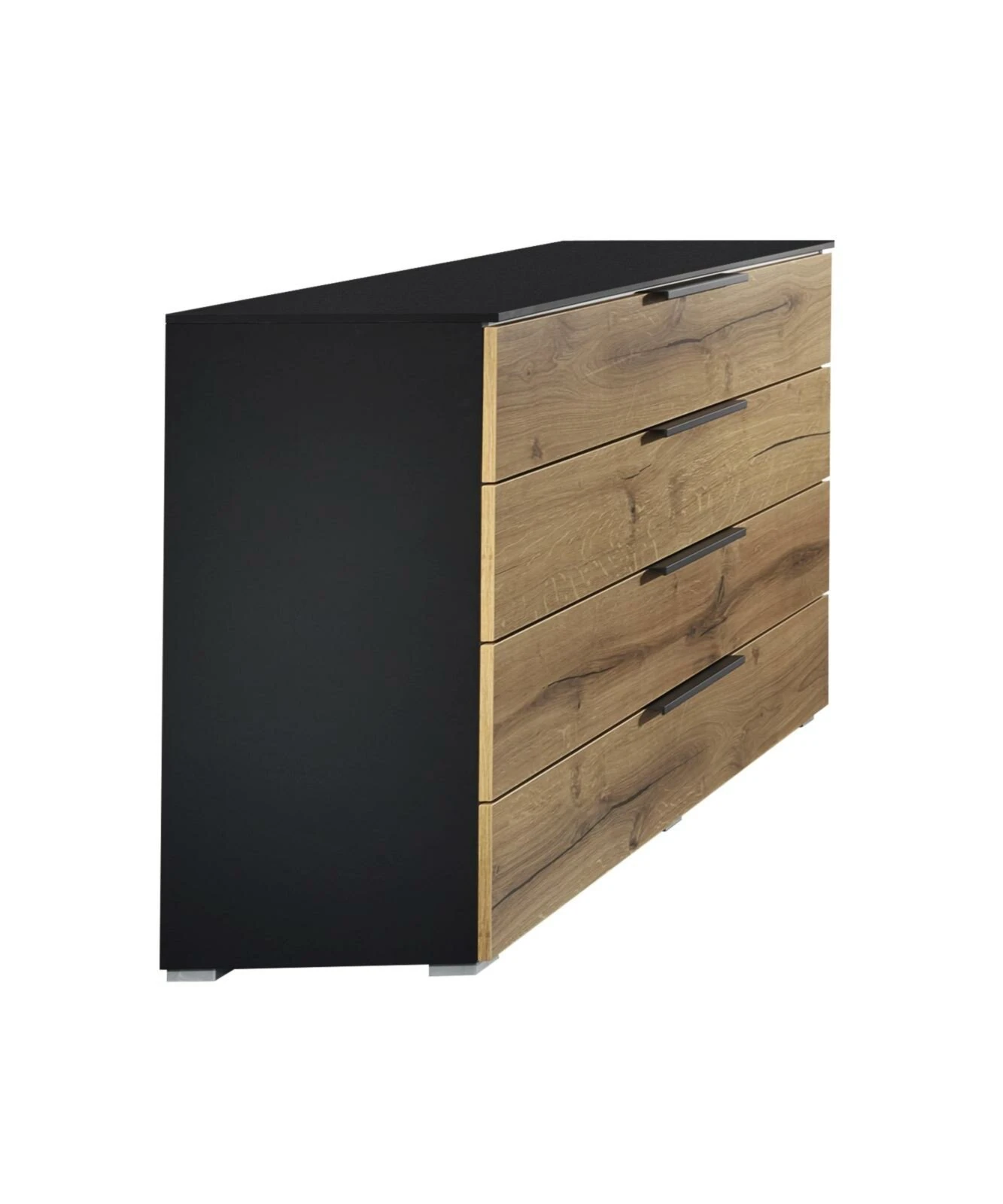 Sideboard - schwarz - Atlantic Oak - 121 cm 1 Sideboard - schwarz - Atlantic Oak - 121 cm