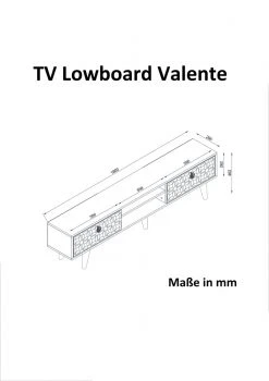 TV-Lowboard - Walnuss-dunkelgrün - 180 cm 7 TV-Lowboard - Walnuss-dunkelgrün - 180 cm -Wohnzimmer Verkäufe 9004974800 04 1600Wx1600H
