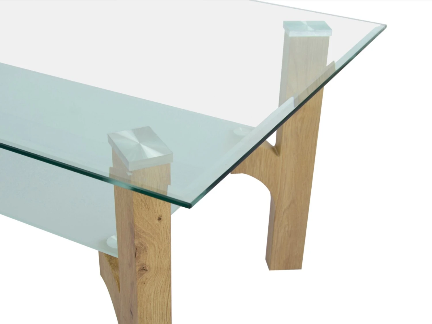 Couchtisch FORESTO - Artisan Eiche - mit Glasplatte 3 Couchtisch FORESTO - Artisan Eiche - mit Glasplatte – Bild 3