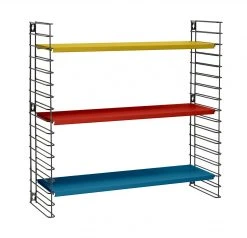 Wandregal - bunt - Metall - 70 cm breit