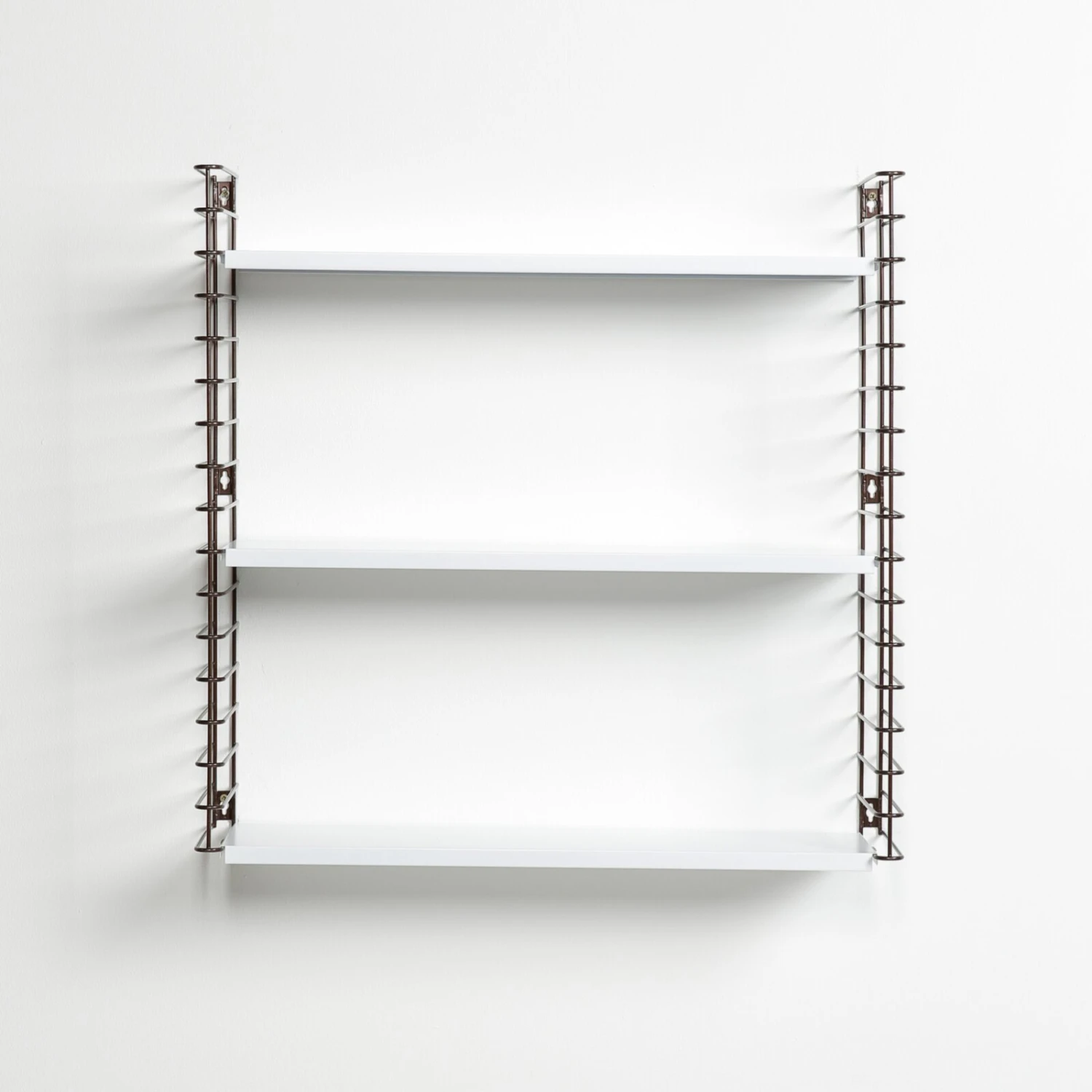 Bücherregal - weiß-bronze - 3 Ablagen - 70 cm 3 Bücherregal - weiß-bronze - 3 Ablagen - 70 cm – Bild 3