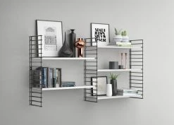 3-teiliges Wandregal - schwarz-weiß - Erweiterungs-Set -Wohnzimmer Verkäufe 9005170800 03 1600Wx1600H