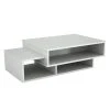 Couchtisch - weiß - mit Ablage