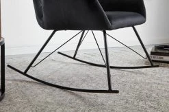 Schaukelstuhl - schwarz - Samt 8 Schaukelstuhl - schwarz - Samt -Wohnzimmer Verkäufe 9005266600 04 1600Wx1600H